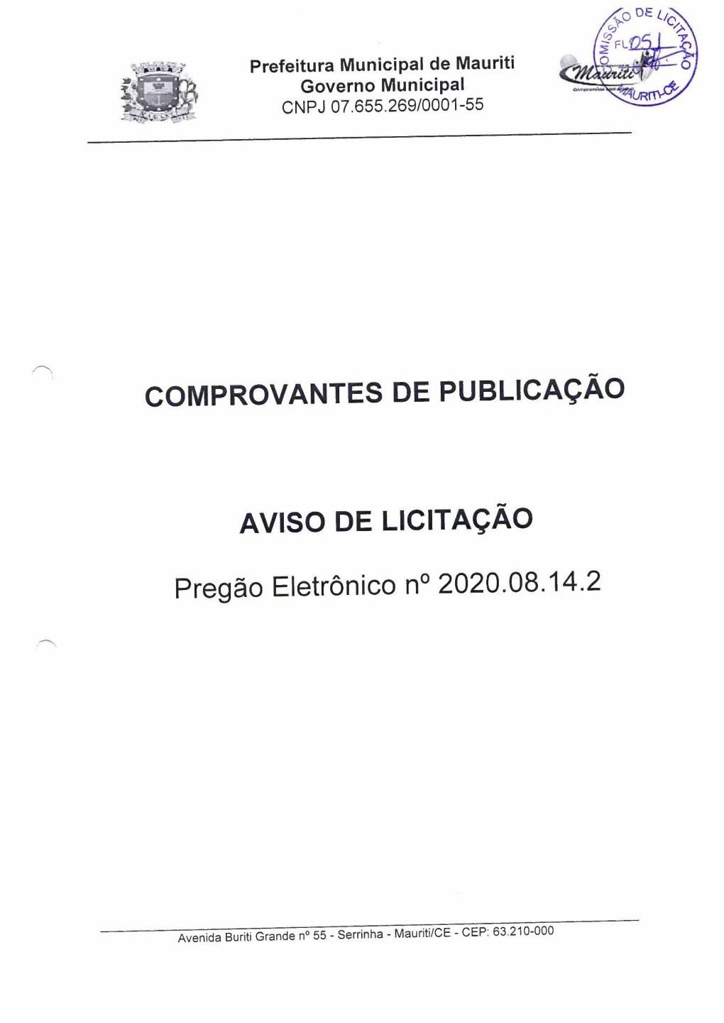 Avisos De Licitação