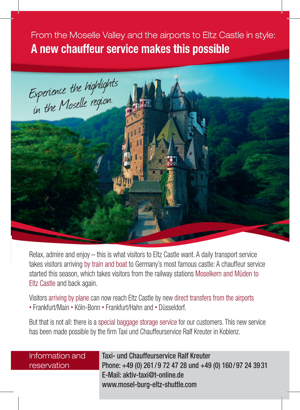 Experience the Highlights in the Moselle Region