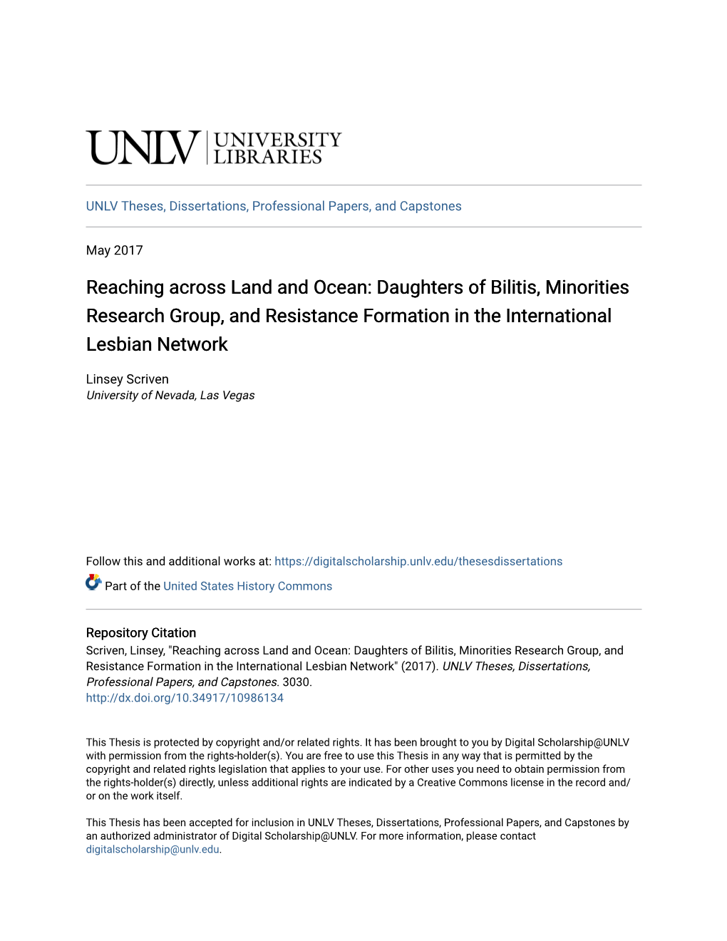 Daughters of Bilitis, Minorities Research Group, and Resistance Formation in the International Lesbian Network