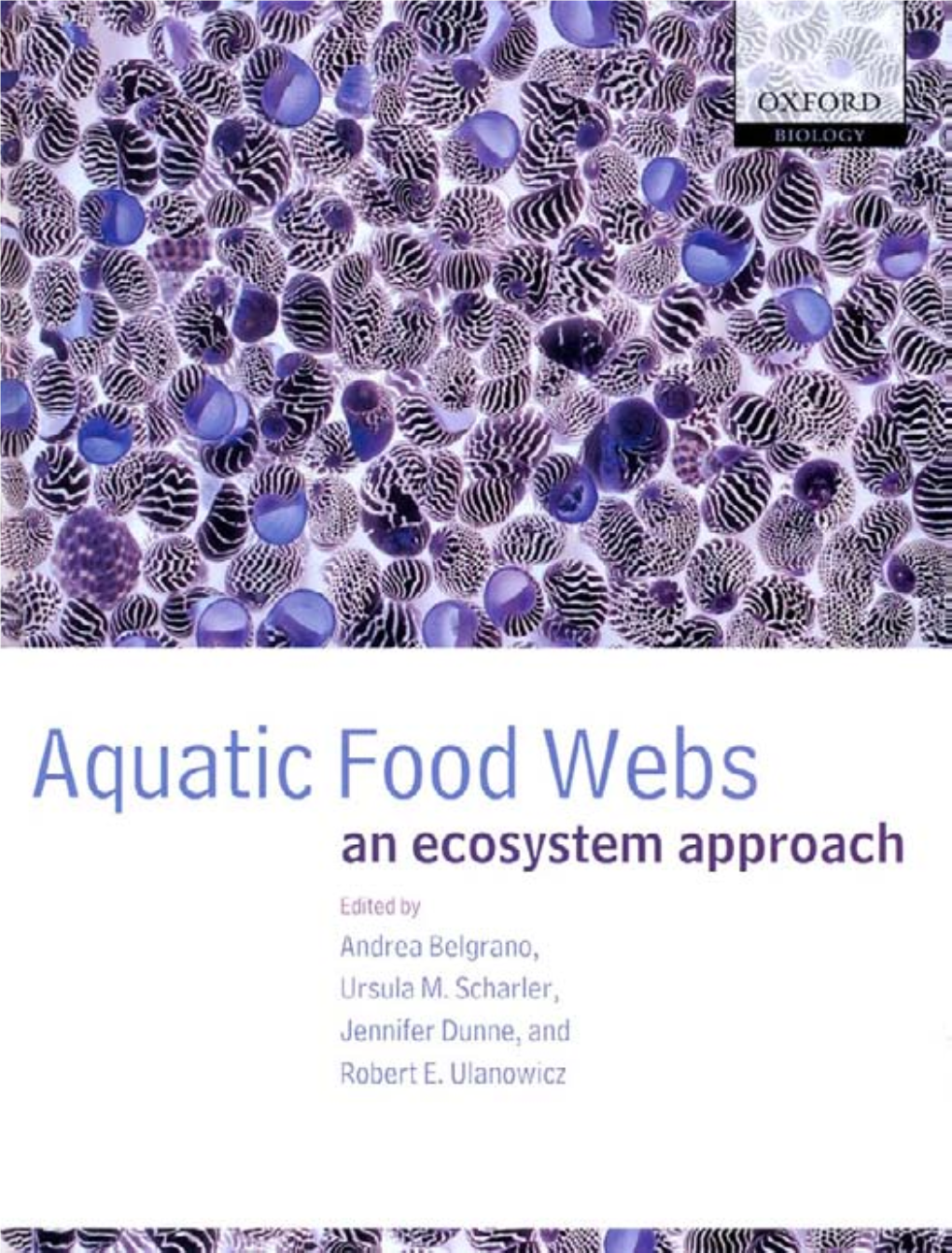 Aquatic Food Webs: an Ecosystem Approach