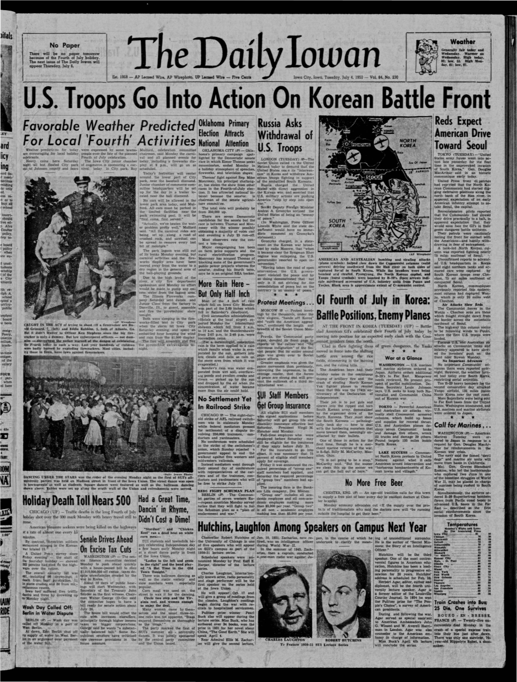 Daily Iowan (Iowa City, Iowa), 1950-07-04