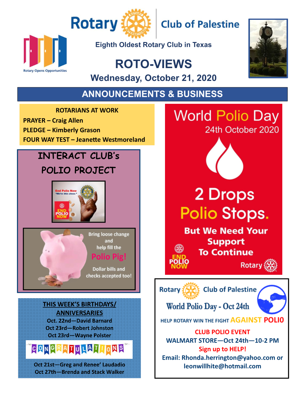 Roto-Views 10.21.2020