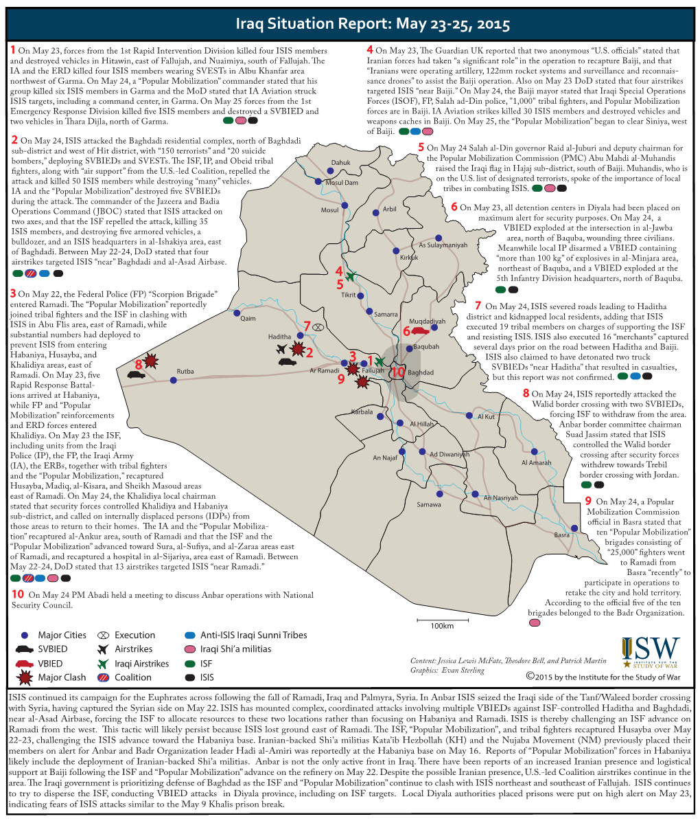 Iraq SITREP 2015-5-25 File
