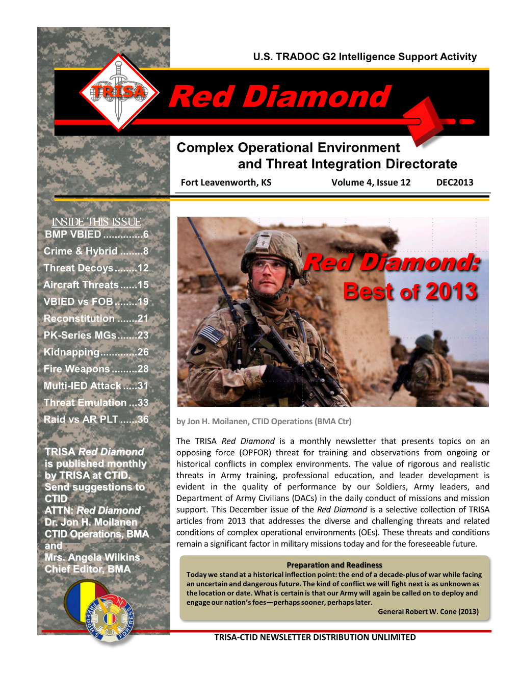 Red Diamond Newsletter (BMA Ctr)