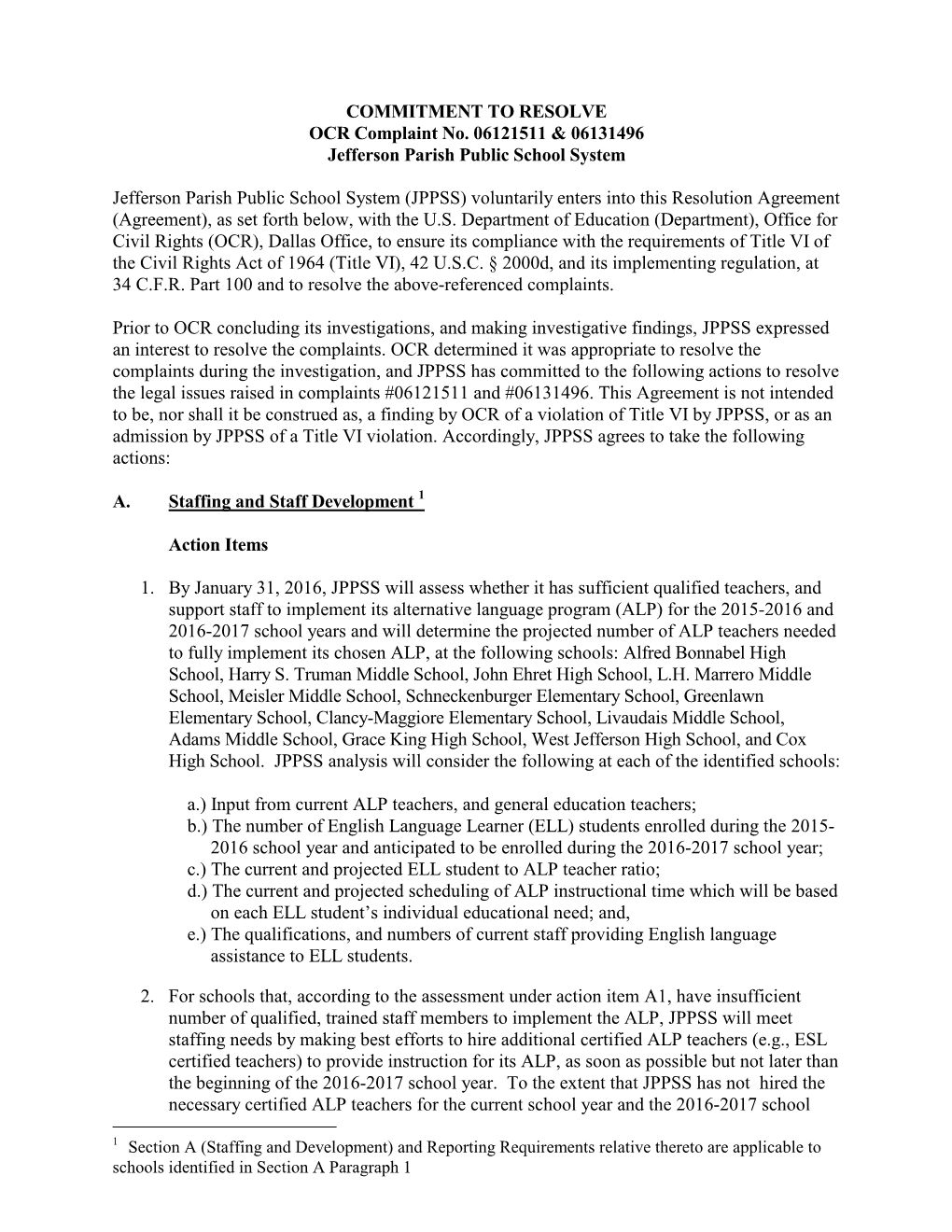 Jefferson Parish Public School System (PDF)