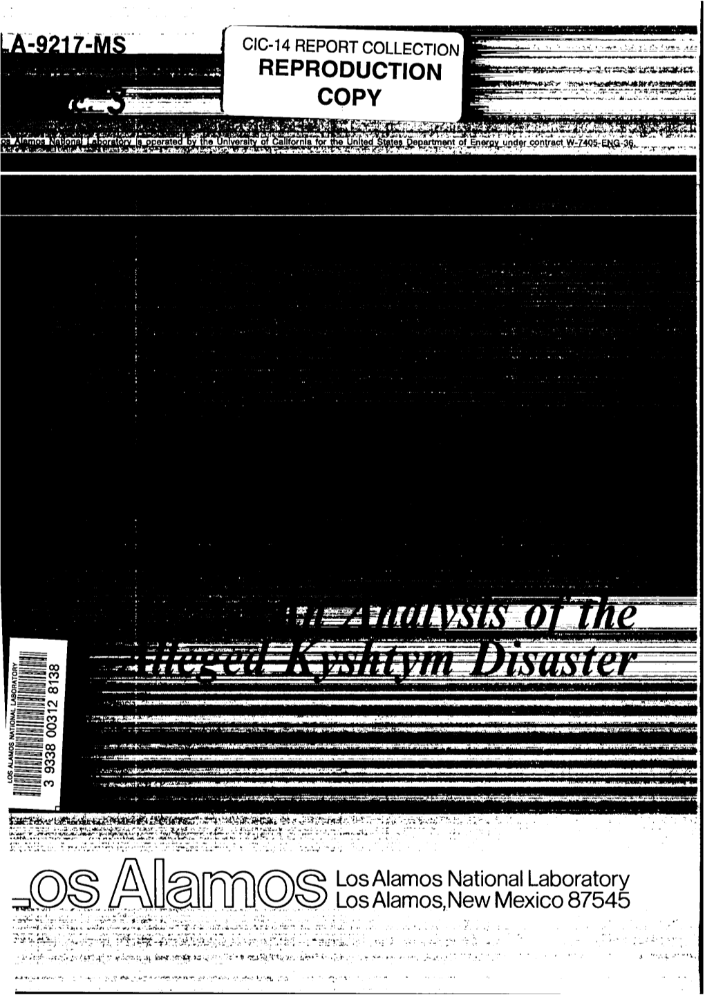 An Analysis of the Alleged Kyshtym Disaster