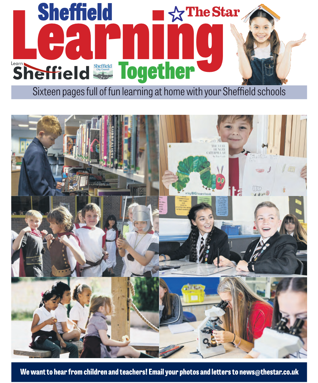Together Sixteen Pages Full of Funlearning at Home with Your Sheﬃeld Schools