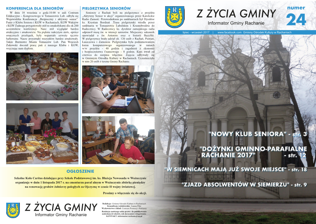 Z Życia Gminy Z Życia Gminy