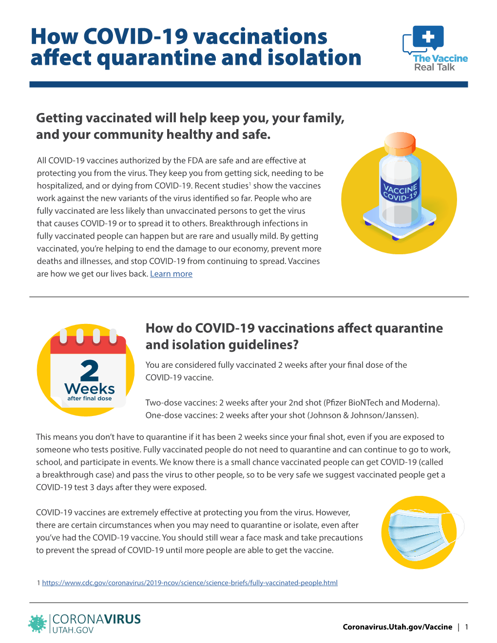 How COVID-19 Vaccinations Affect Quarantine and Isolation