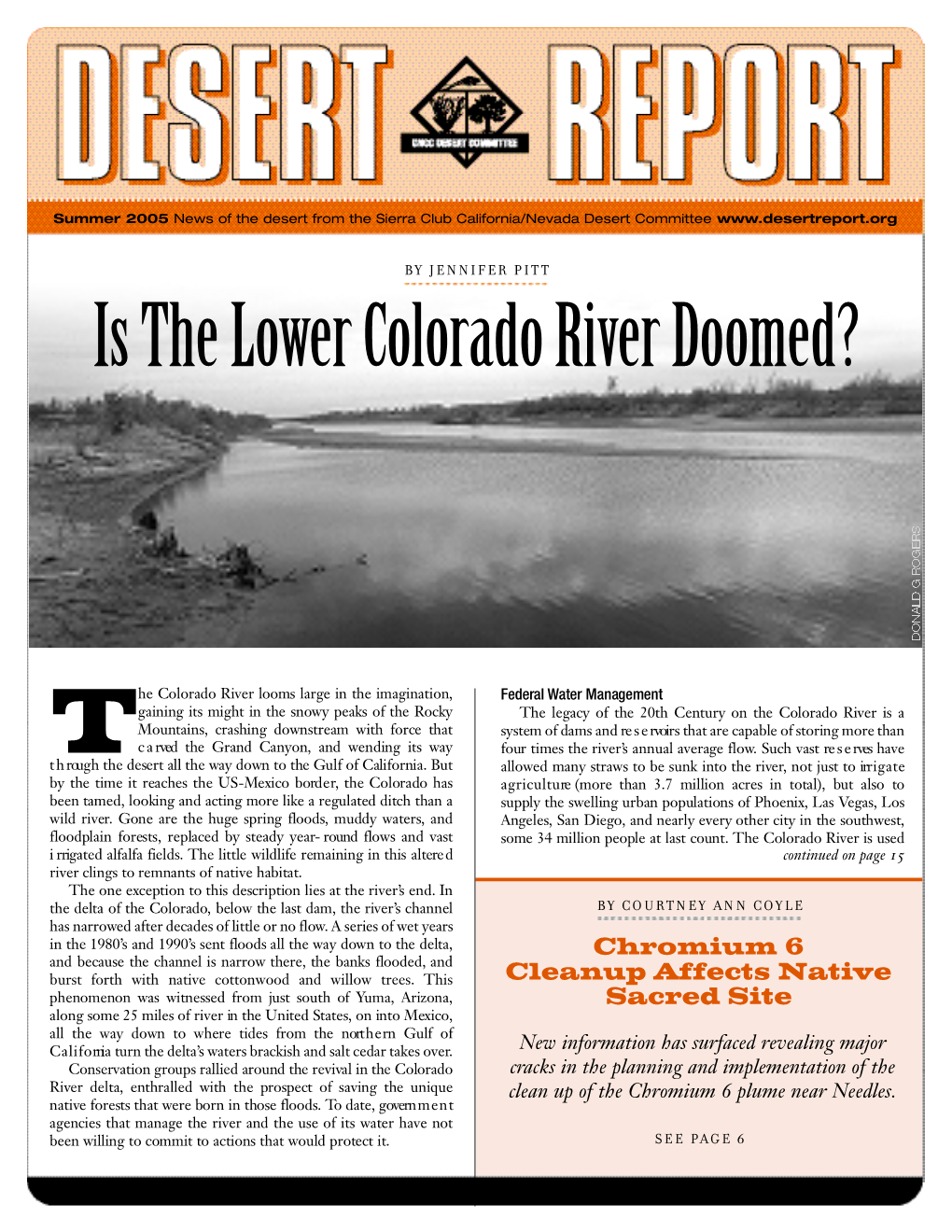 Is the Lower Colorado River Doomed?