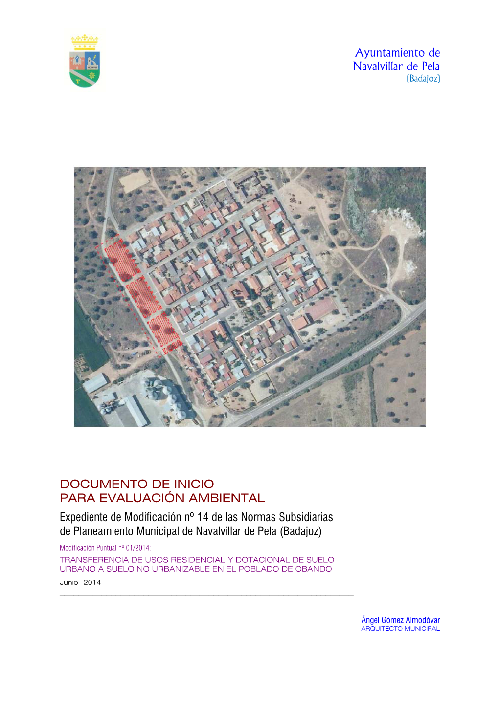 Ayuntamiento De Navalvillar De Pela DOCUMENTO DE INICIO PARA