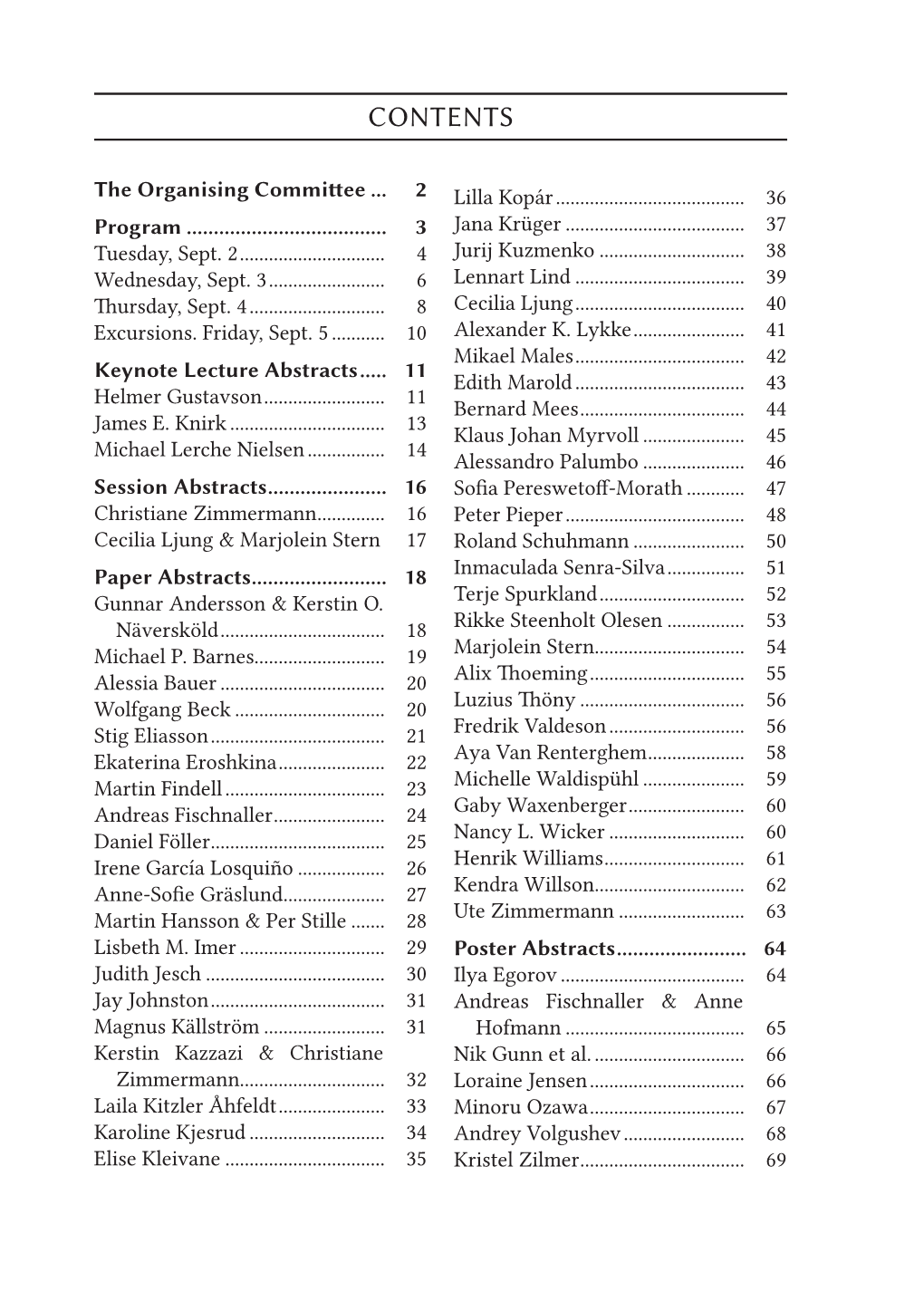 Reading Runes 2014. Program and Abstracts