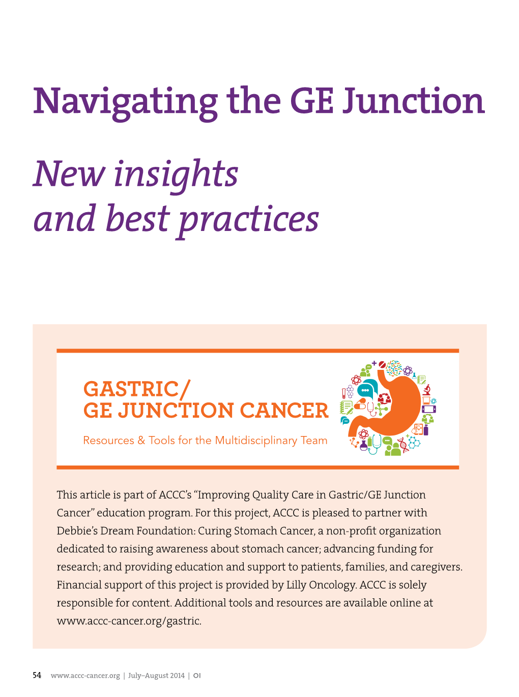 Navigating the GE Junction New Insights and Best Practices