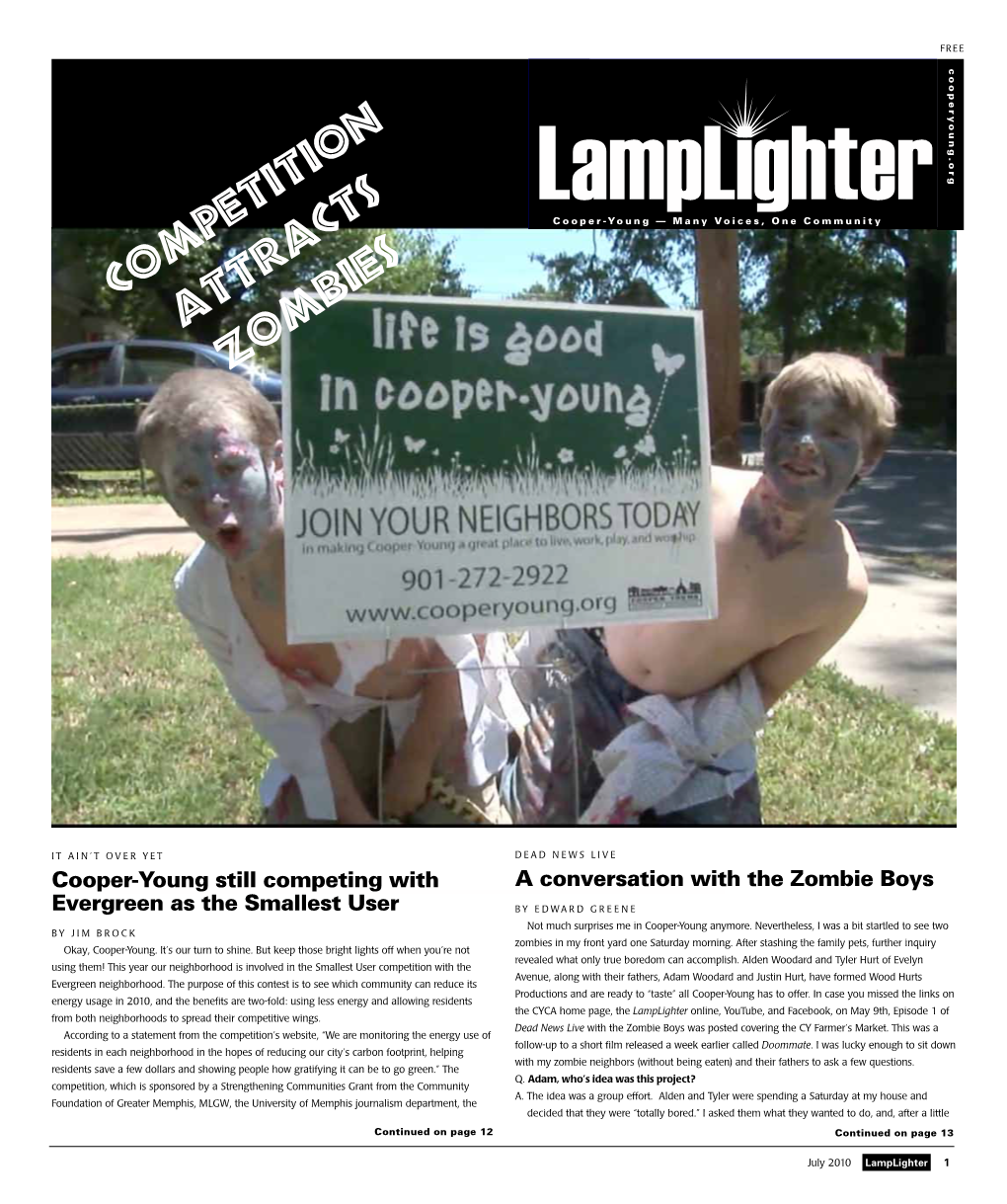 Competition Attracts Zombies