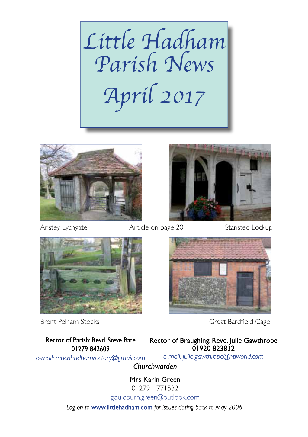 Little Hadham Parish News April 2017