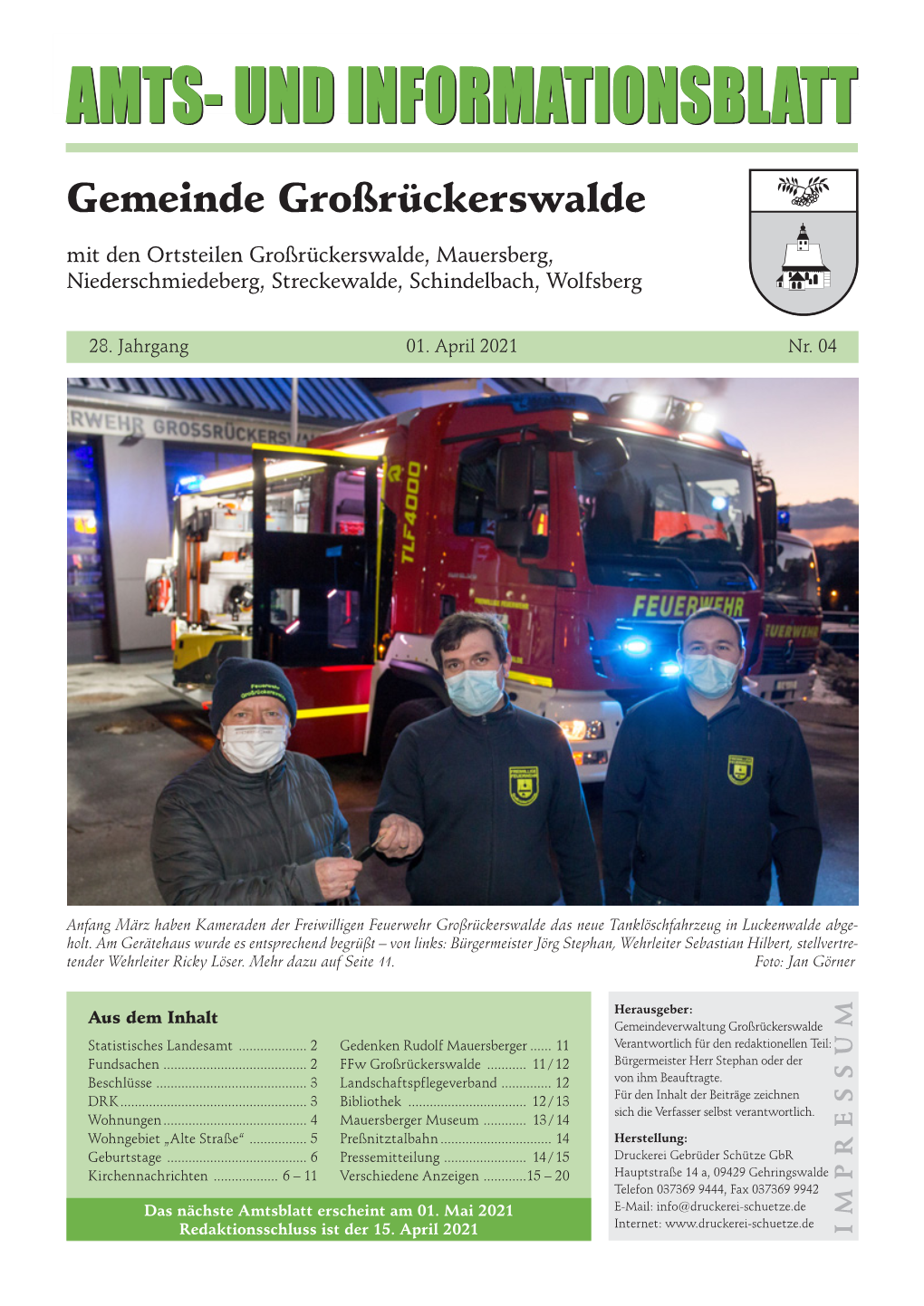 Gemeinde Großrückerswalde Seite 1