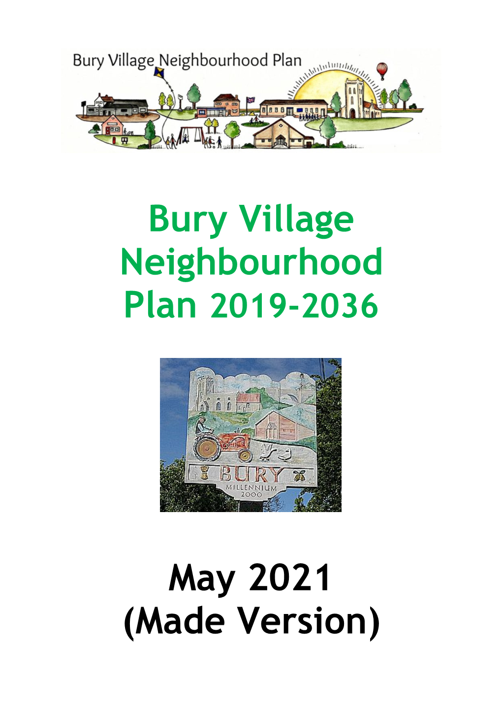 Bury Village Neighbourhood Plan 2019-2036