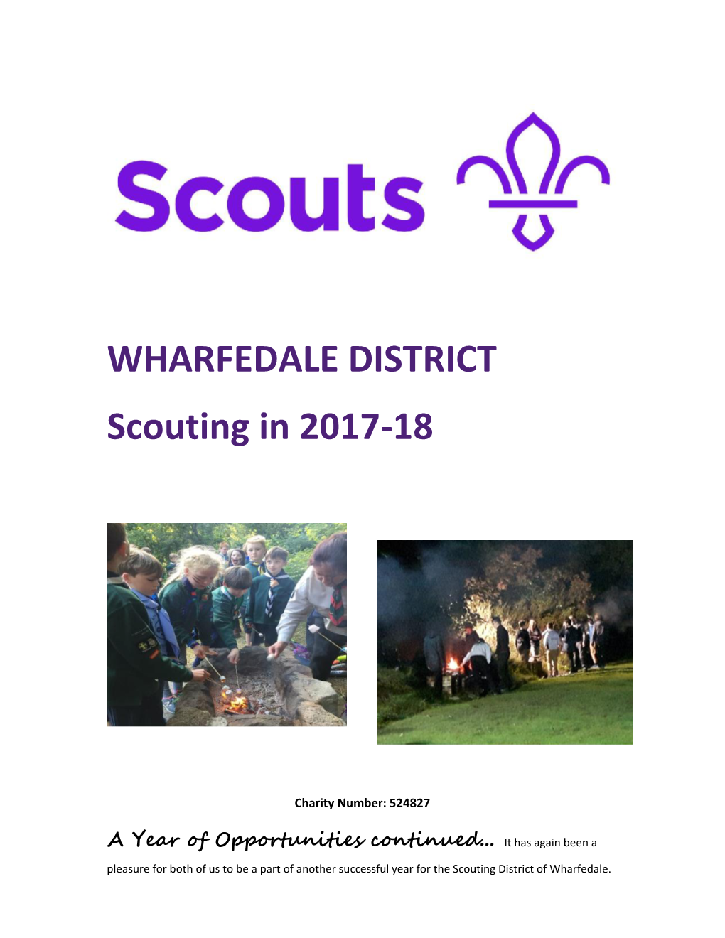 WHARFEDALE DISTRICT Scouting in 2017-18