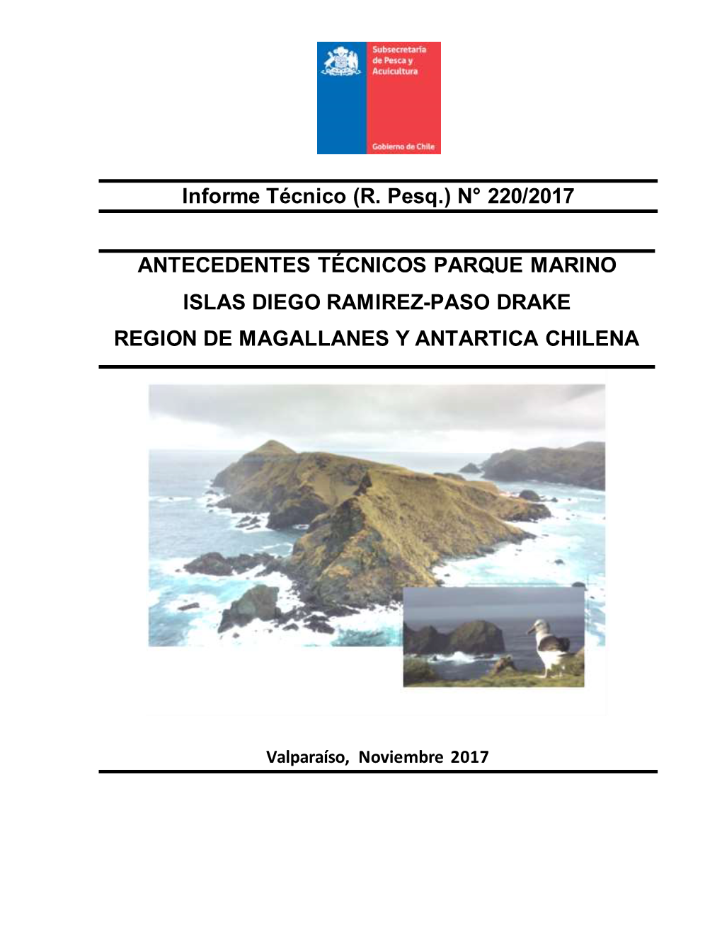 N° 220/2017 Antecedentes Técnicos Parque Marino