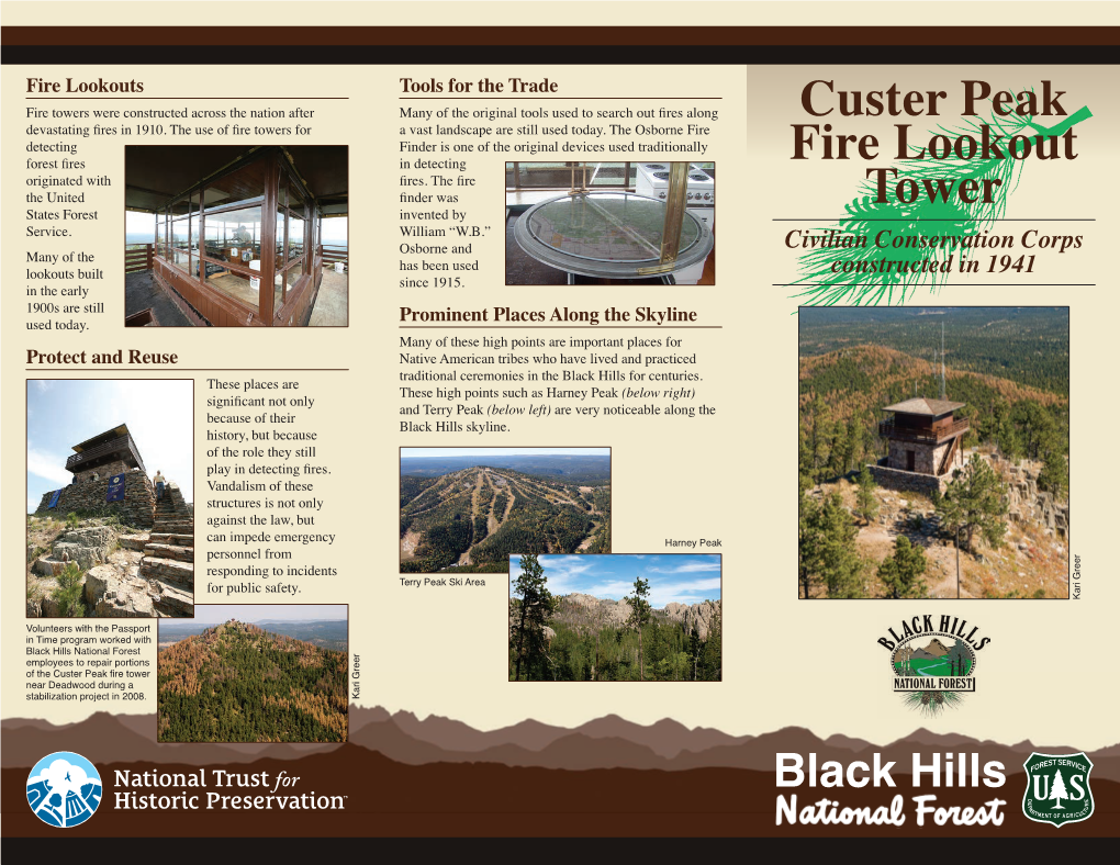 Custer Peak Fire Lookout Tower