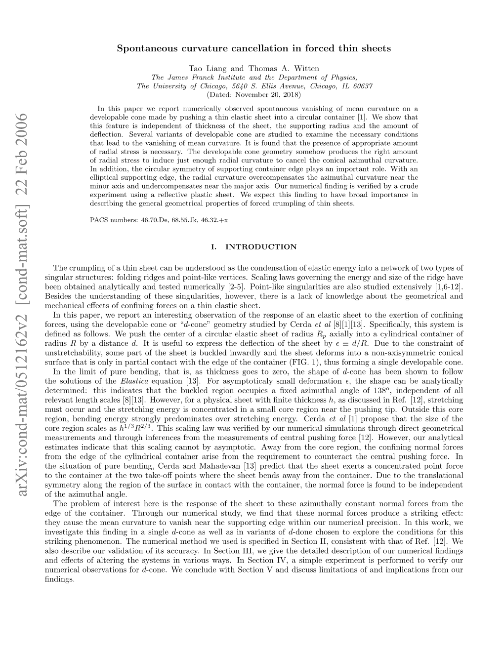 Spontaneous Curvature Cancellation in Forced Thin Sheets