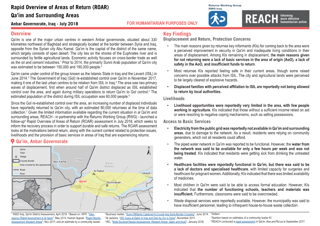 Qa'im and Surrounding Areas