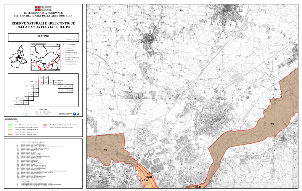 Riserve Naturali E Aree Contigue Della Fascia Fluviale Del Po