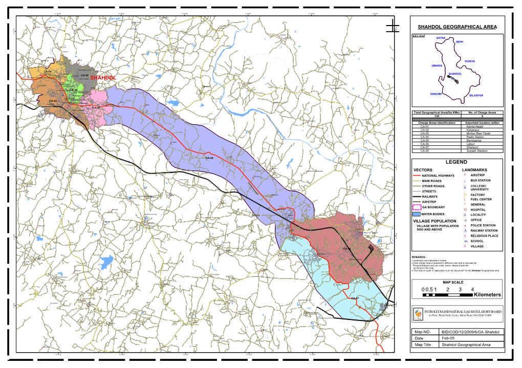 Map:Shahdol(M.P.)