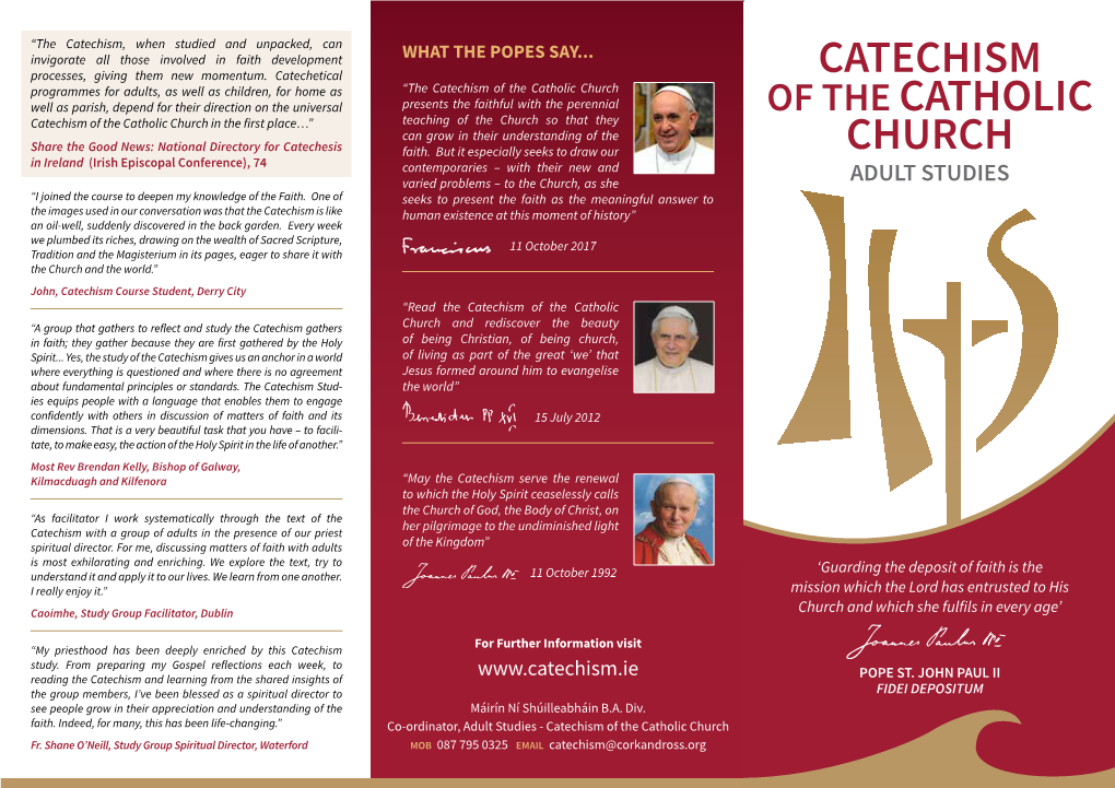 Catechism of the Catholic Church Adult Studies