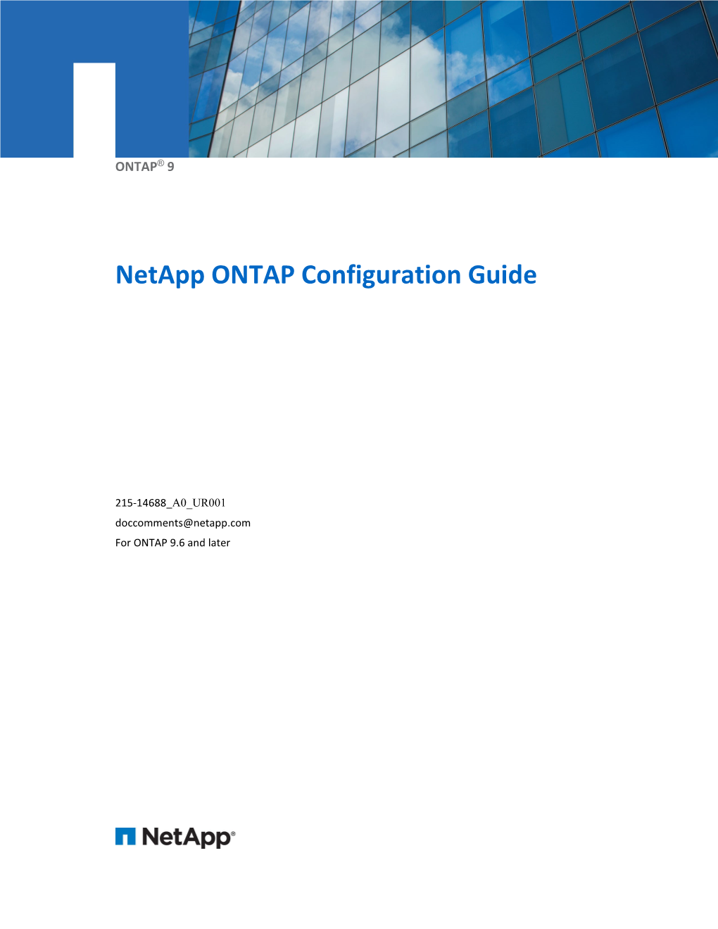 ONTAP 9 Software Setup Guide