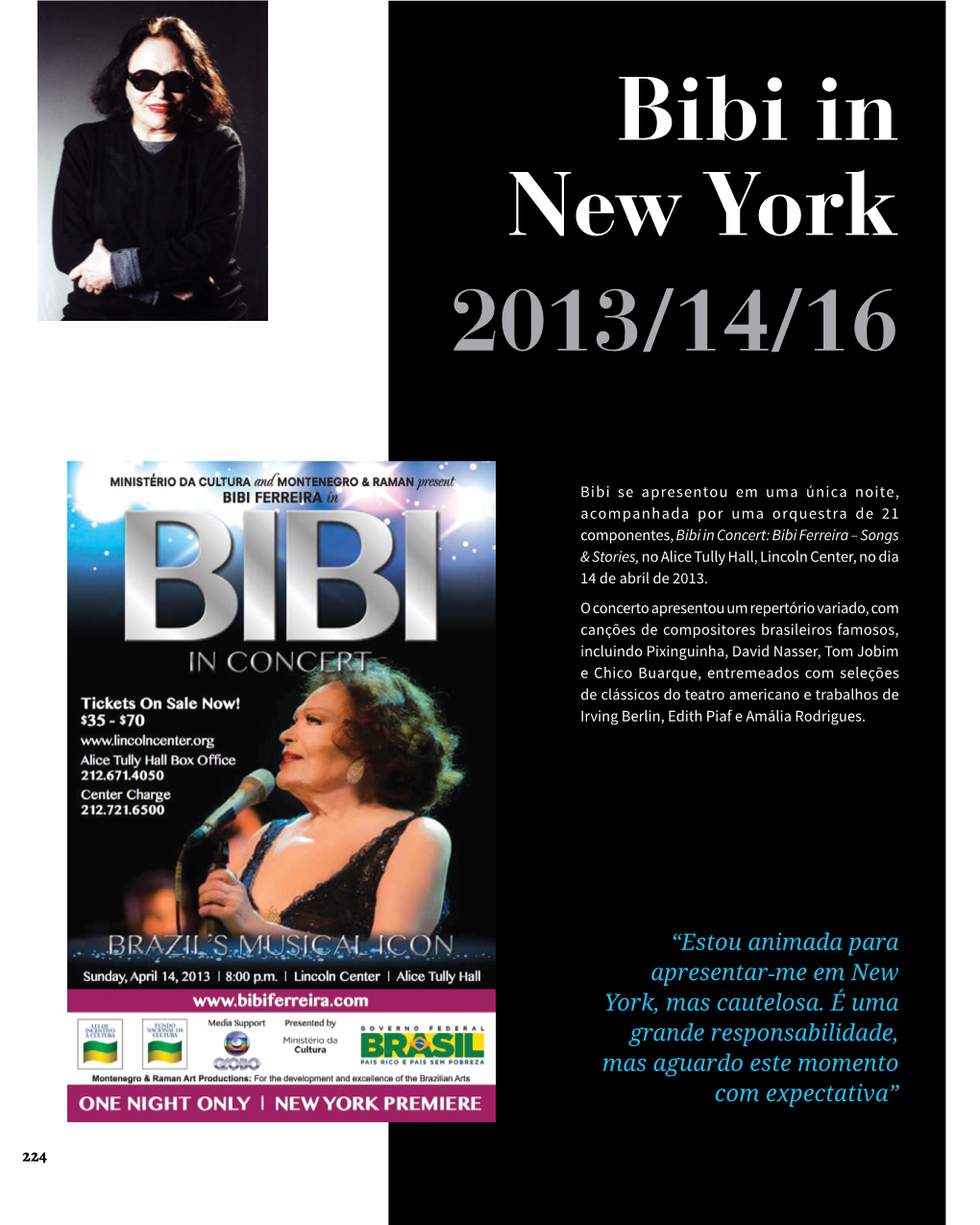 Bibi in New York 2013/14/16