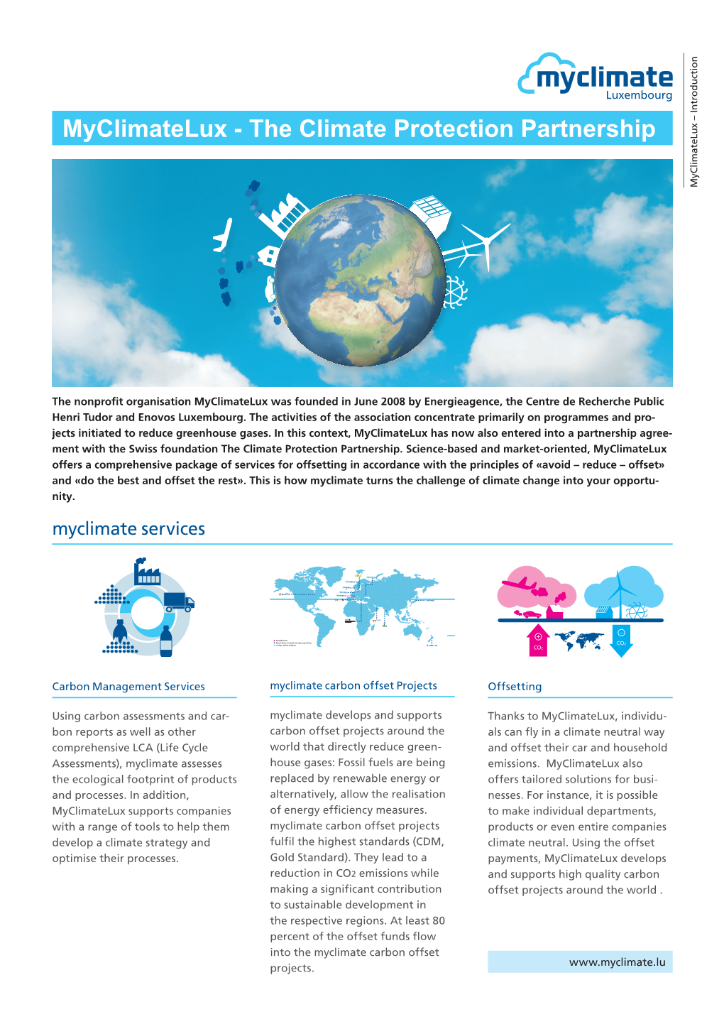 Myclimatelux - the Climate Protection Partnership Myclimatelux – Introduction