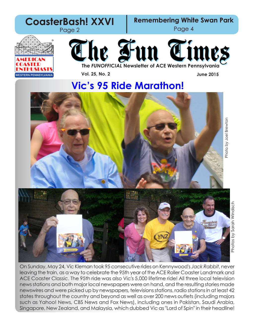 XXVI Vic's 95 Ride Marathon!