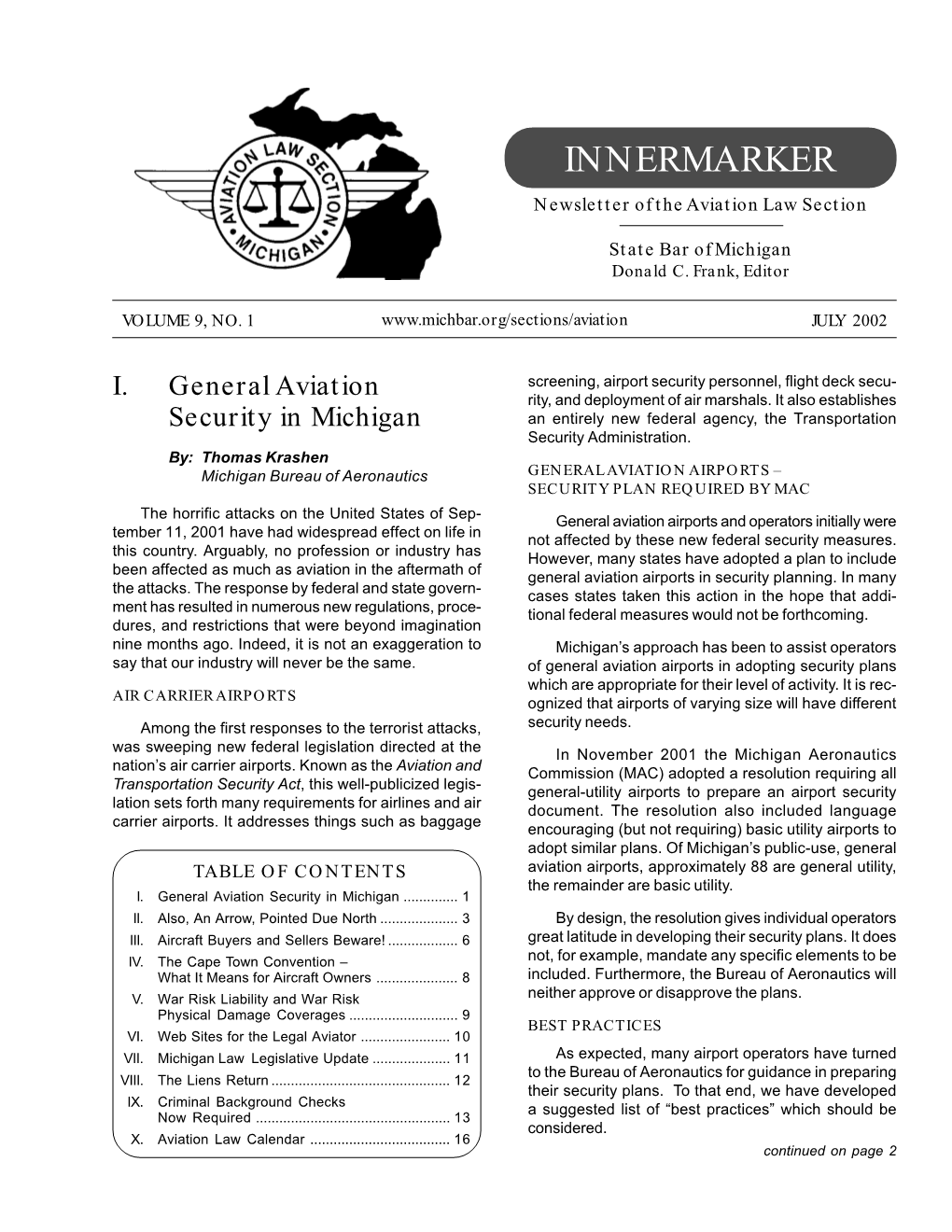 Innermarker-March 2001