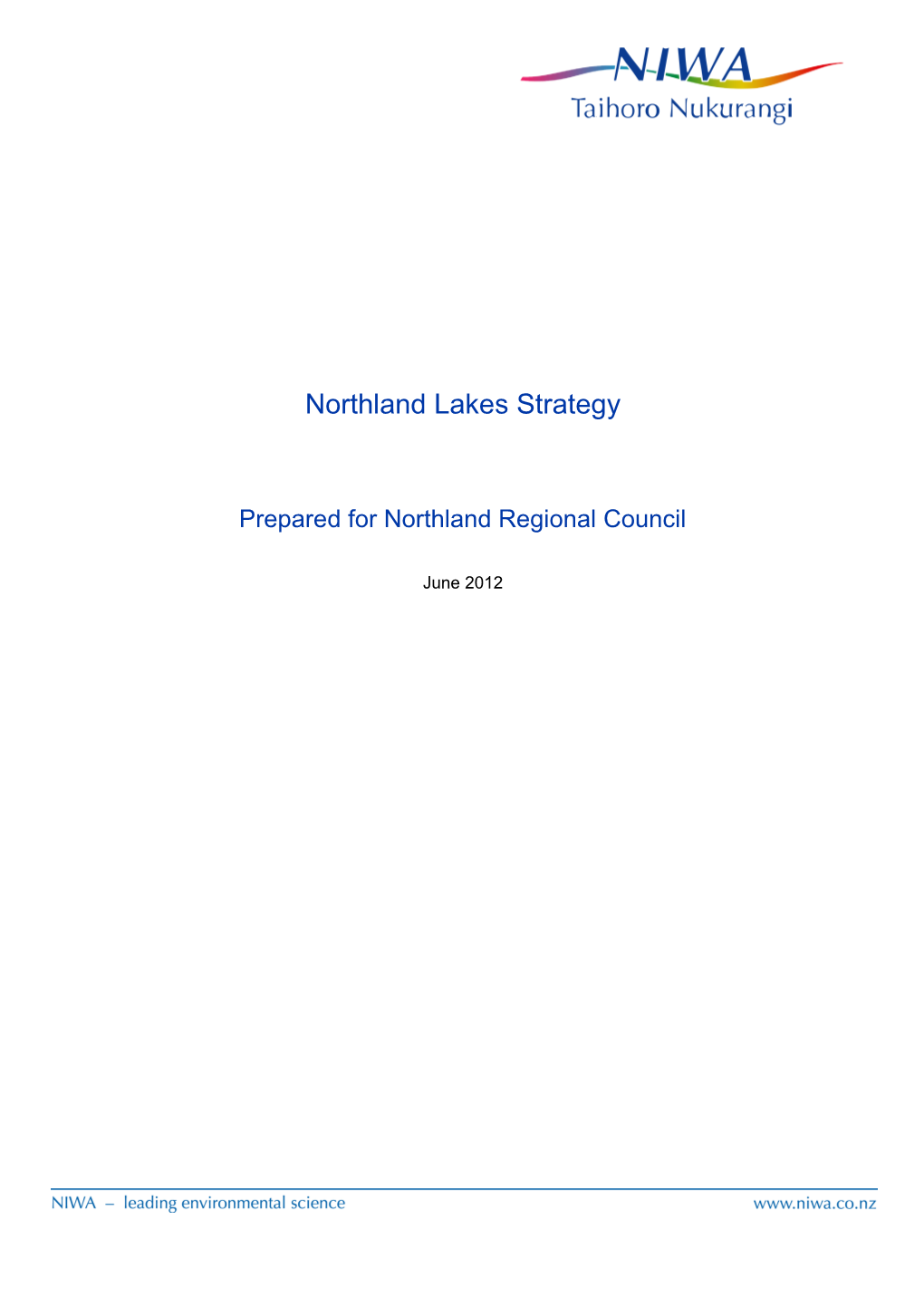 Northland Lakes Strategy Modified Feb2013