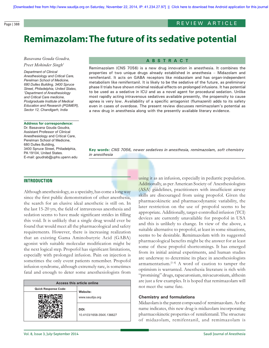 Remimazolam: the Future of Its Sedative Potential