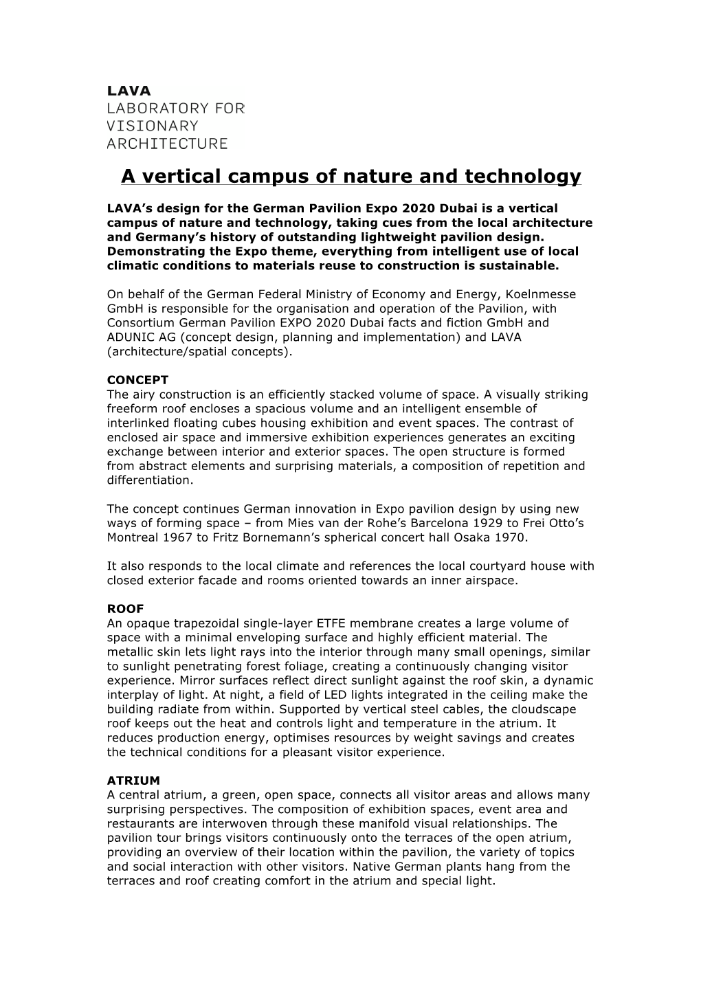 A Vertical Campus of Nature and Technology