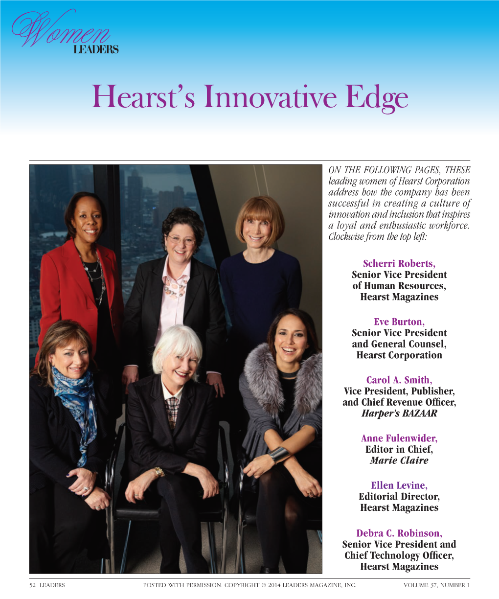 Hearst's Innovative Edge