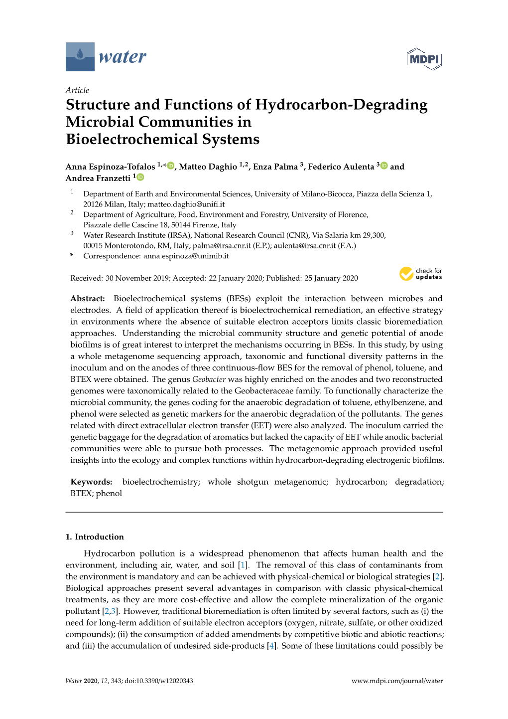 Structure and Functions of Hydrocarbon-Degrading Microbial Communities in Bioelectrochemical Systems