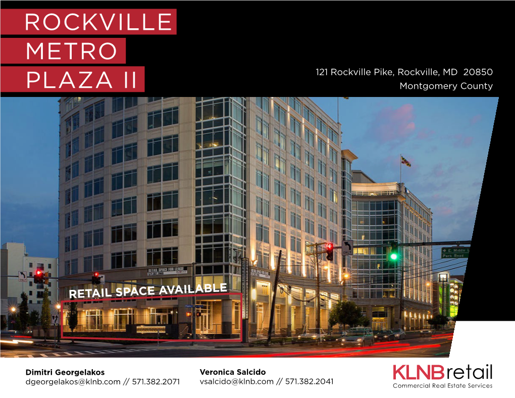 Rockville Metro Plaza Ii Property Highlights