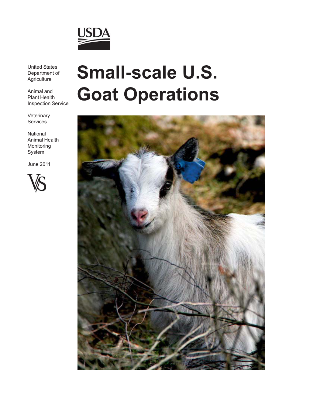 Small-Scale U.S. Goat Operations USDA–APHIS–VS, CEAH