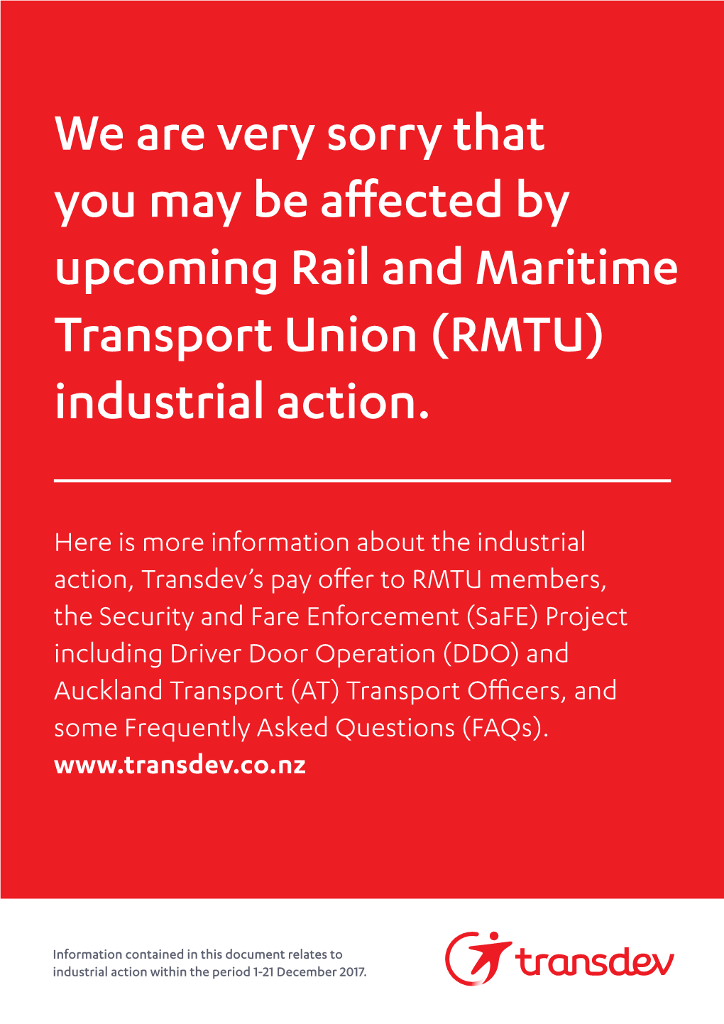 We Are Very Sorry That You May Be Affected by Upcoming Rail And