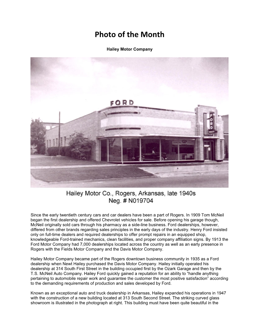 Hailey Motor Company (PDF)