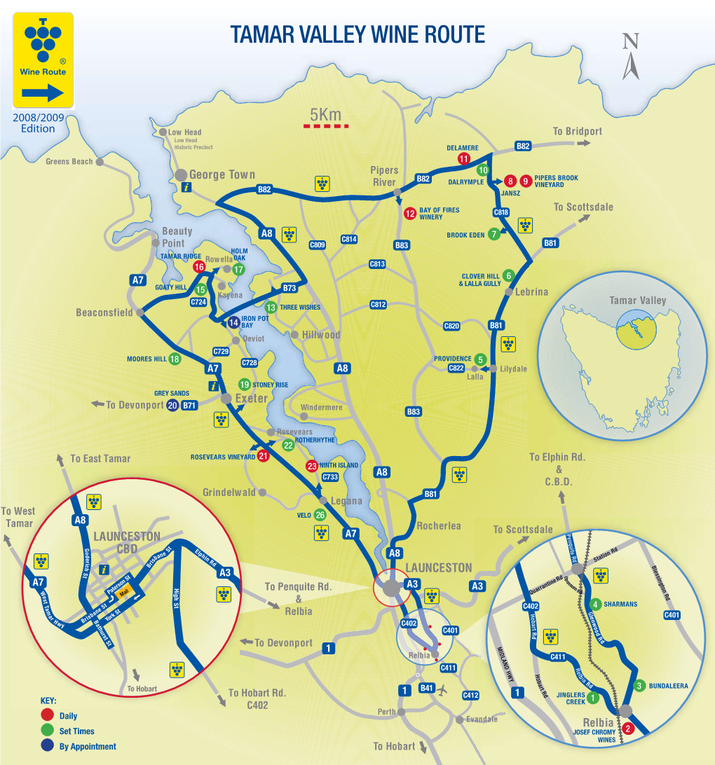 Tamar Valley Wine Route