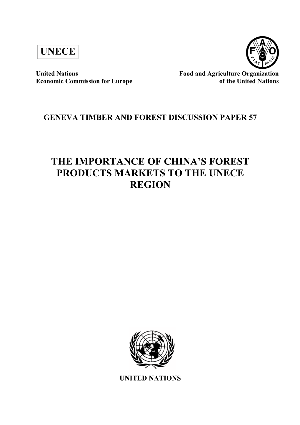 The Importance of China's Forest Products Markets