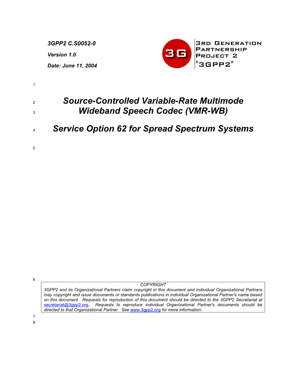 Source-Controlled Variable-Rate Multimode Wideband Speech Codec