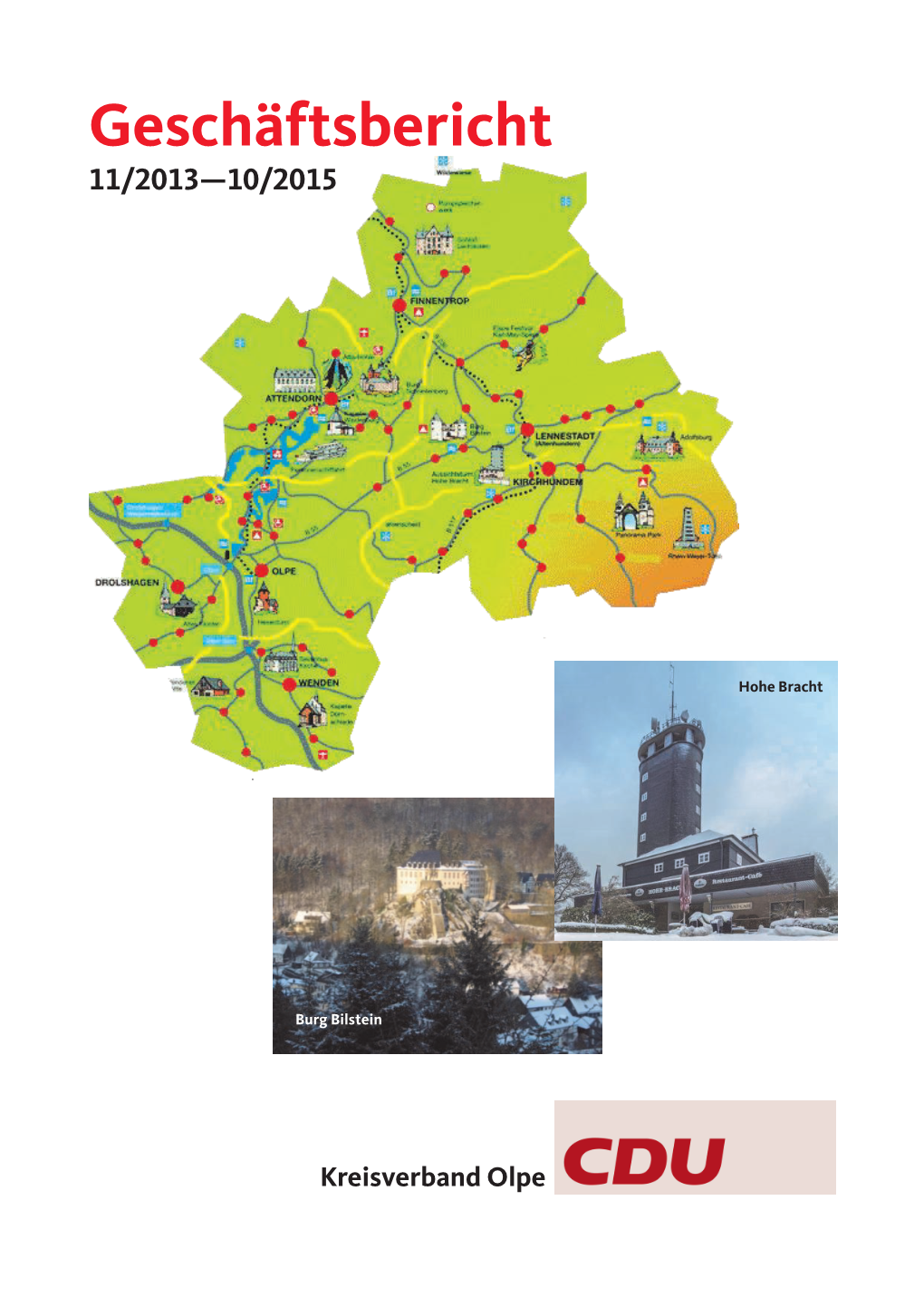 Geschäftsbericht Der CDU Im Kreis Olpe 2013