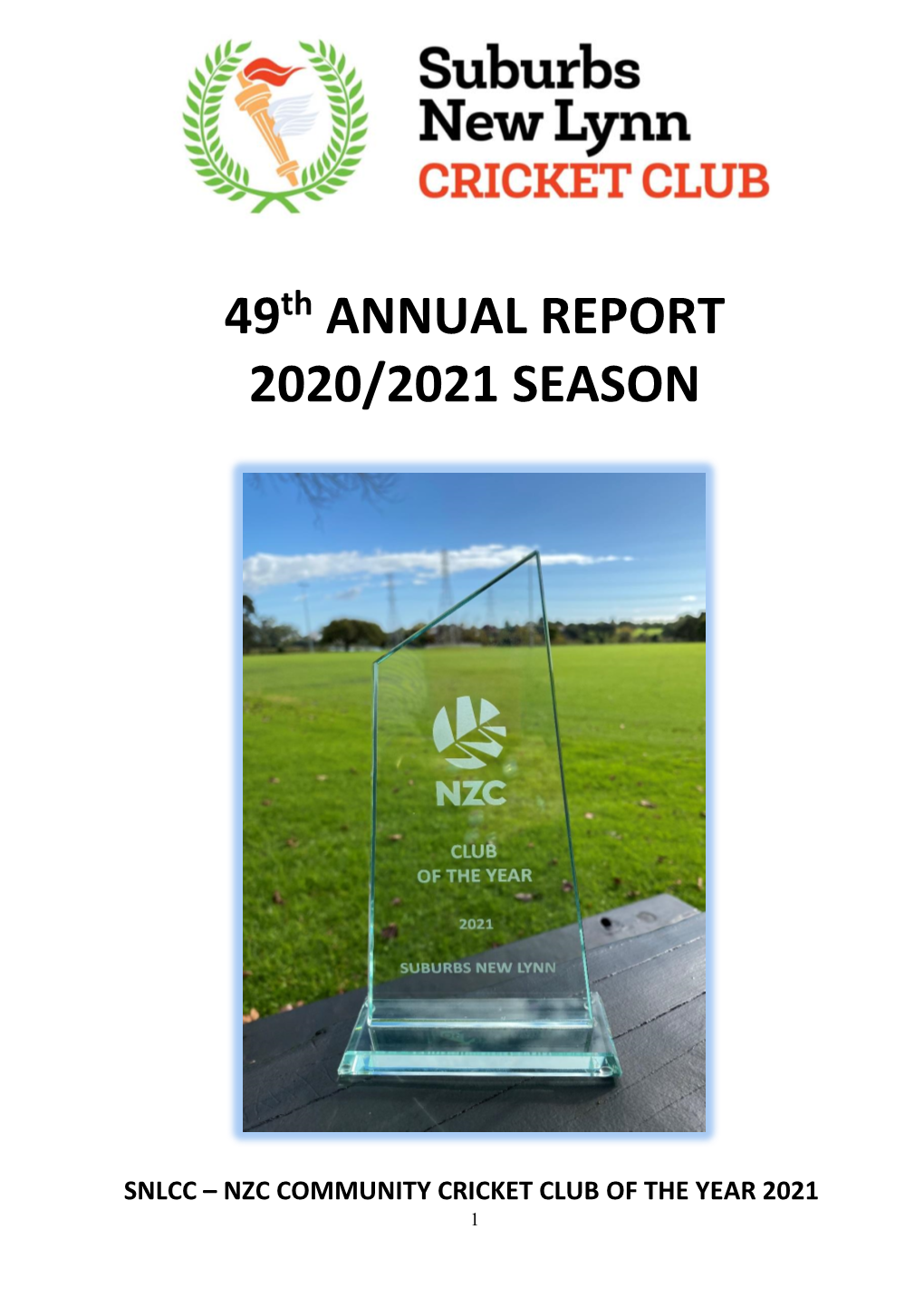 49Th ANNUAL REPORT 2020/2021 SEASON