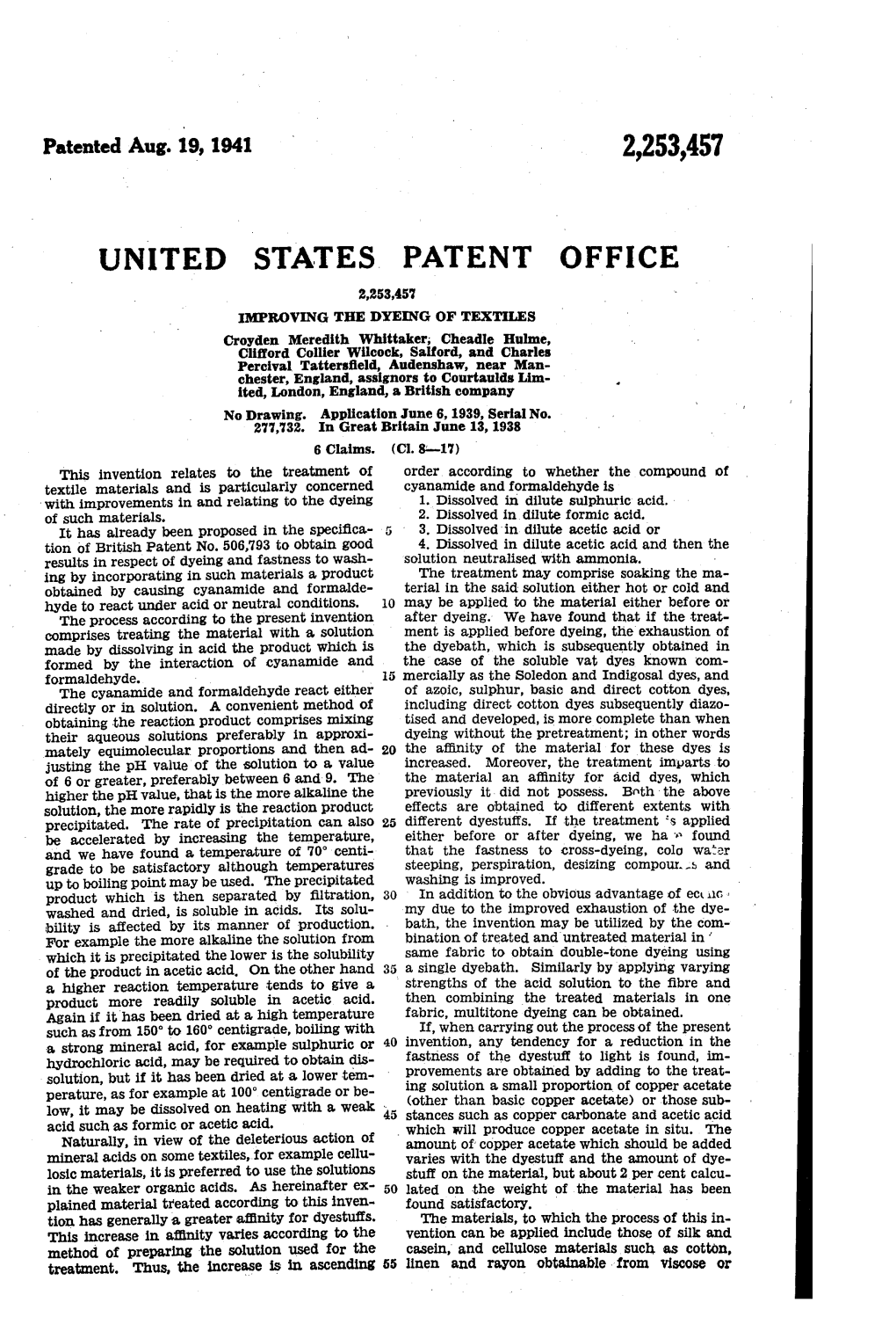 United 'States. Patent Office