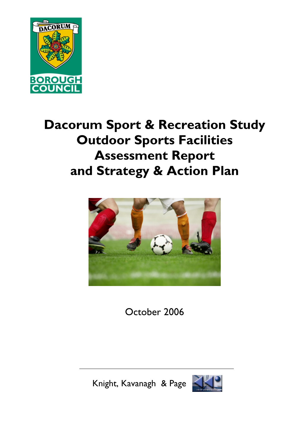 Dacorum Sport & Recreation Study Outdoor Sports Facilities